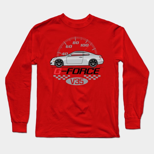 G-Force V35 Silver Long Sleeve T-Shirt by JRCustoms44